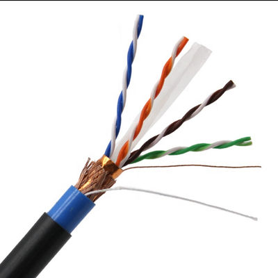 305M προστατευμένο Ethernet PVC στριμμένο 4P Cat6 καλώδιο ζευγαριού SFTP, καλώδιο PVC SFTP Cat6