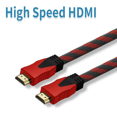 υψηλή ταχύτητα ασφαλίστρου καλωδίων HDMI 2,0 15m τρισδιάστατη 4K 1080p, αρσενικό στο αρσενικό καλώδιο HDMI