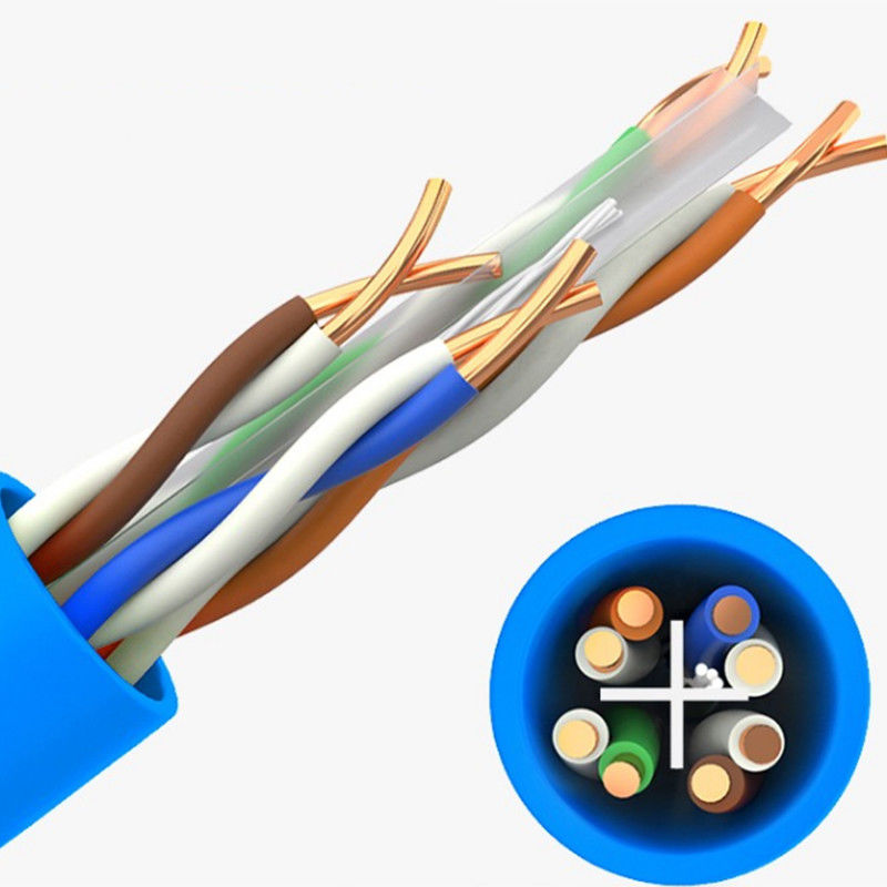 Υψηλής ταχύτητας καλώδιο LAN Cat6 UTP και καλώδιο Ethernet για δίκτυο 305M μήκος 23 AWG