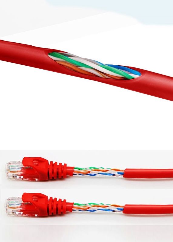 UTP Shield 24AWG Cat6 Patch Cord Ethernet Patch Cable για απρόσκοπτη σύνδεση