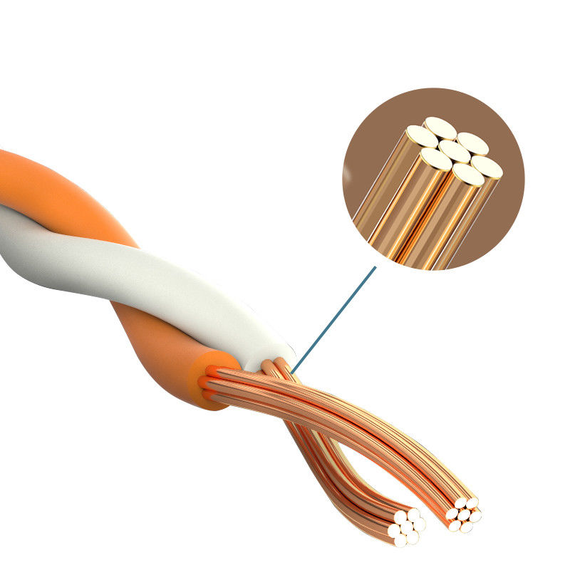 UTP 4 24AWG 1M Cat5e ΖΕΥΓΆΡΙΑ σκοινιού μπαλωμάτων, 50 καλώδιο FT Cat5e Ethernet