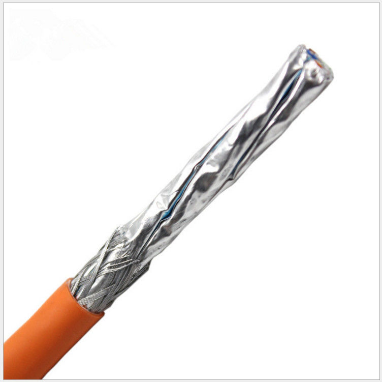 305m προστατευμένο 23awg 0.58mm γυμνό καλώδιο του τοπικού LAN χαλκού CAT7, γάτα 7 καλώδιο δικτύων