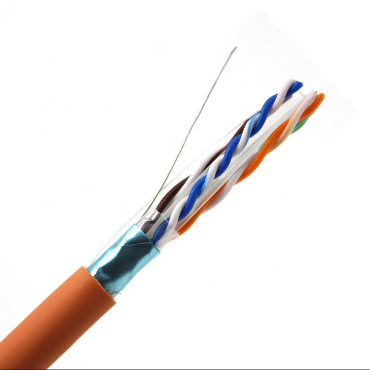 1000ft 2 ζευγάρια 4 Al ταινιών Cat6 ζευγάρια καλωδίων του τοπικού LAN, προστατευμένη γάτα 6 χαλκός $cu CCA καλωδίων Ethernet