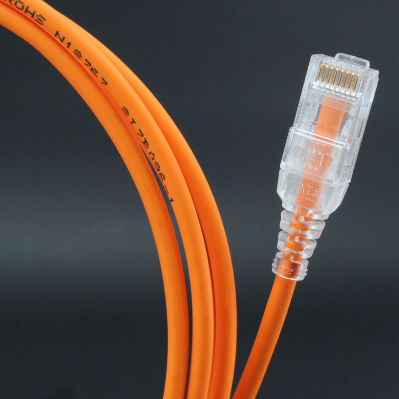 Σταθερό LSZH σκοινί μπαλωμάτων PVC Cat6 υψηλής ταχύτητας, 1000 καλώδιο FT Cat6 Ethernet