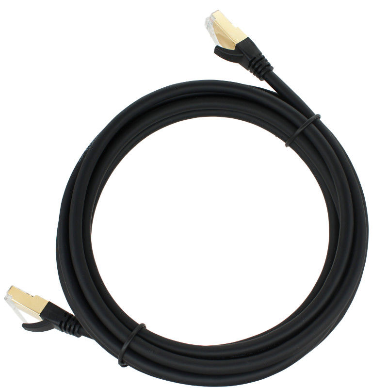 Σκοινί μπαλωμάτων βουλωμάτων Cat7 FTP SFTP Rj45 CE ROHS συνήθειας, γάτα 7 καλώδιο 1000ft Ethernet