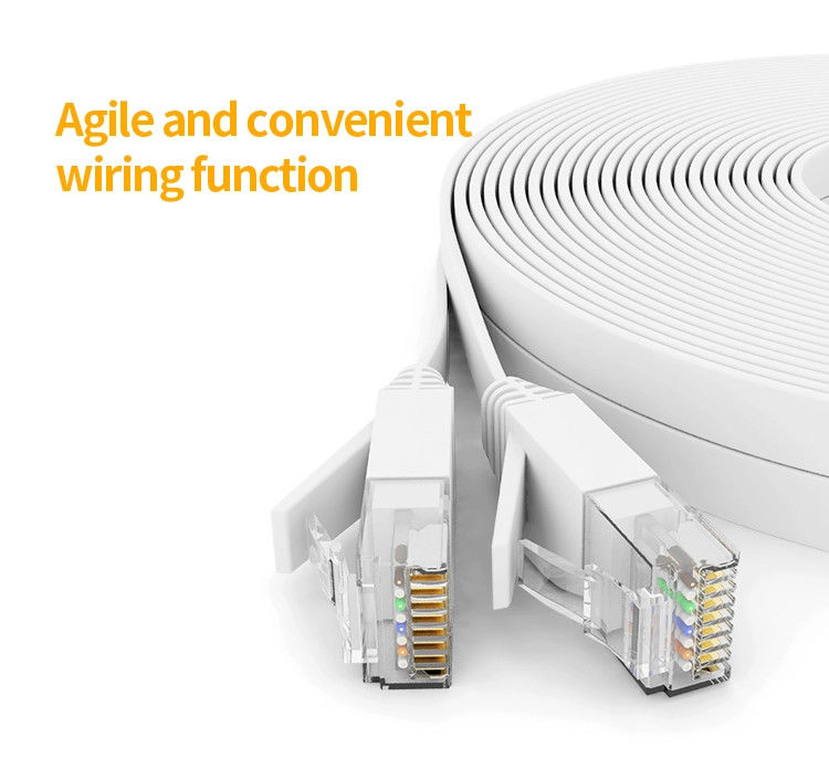 24AWG σκοινί μπαλωμάτων FTP UTP Cat6, Amp σκοινί Cat6 μπαλωμάτων για Ethernet
