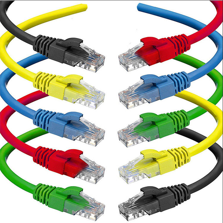 RJ45 εσωτερικό Cat5e σακακιών PVC συνδετήρων UTP σκοινί μπαλωμάτων FTP, 10m Cat5e Ethernet καλώδιο