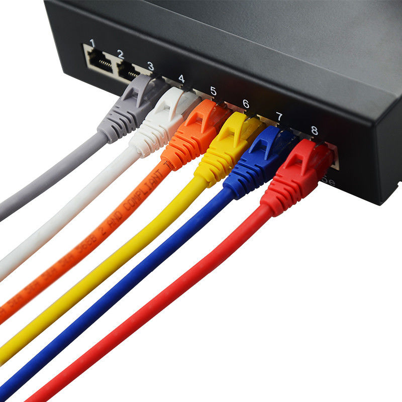 10m 34AWG Ethernet γάτα 6 σκοινιού UTP μπαλωμάτων καλωδίων δικτύων