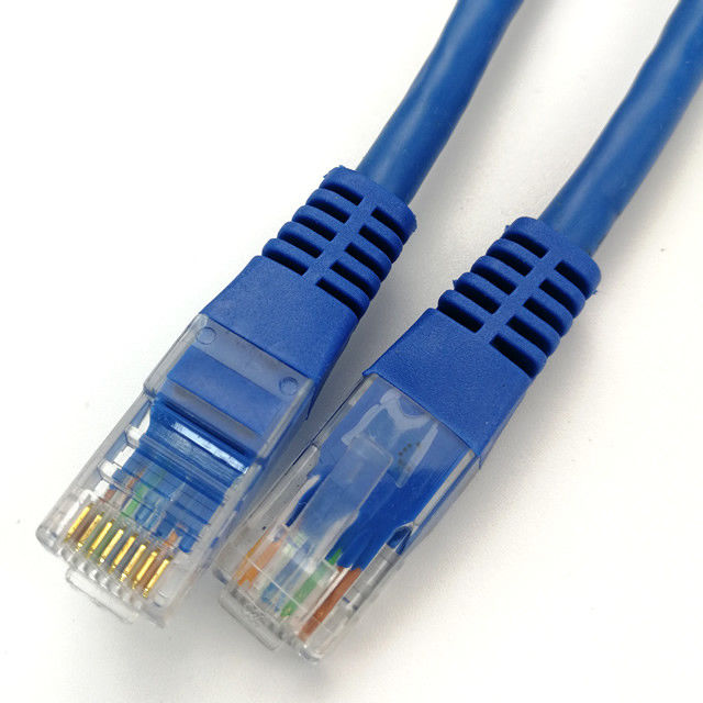 Καλώδιο σκοινιού μπαλωμάτων Ethernet δικτύων UTP Cat5e Rj45 σε RJ45 κίτρινο