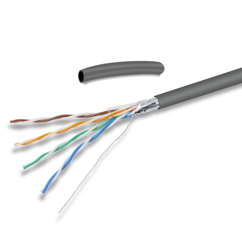 στριμμένος χαλκός FTP ασπίδων Ethernet καλωδίων του τοπικού LAN δικτύων σκοινιού FTP 305m Cat6