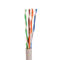 Καλώδιο PVC Cat5e χαλκού μη ασπίδων 24AWG ANATEL, γάτα 5e καλωδίωσης καλωδίων Ethernet