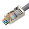 Cat6 προστατευμένη FTP καλυμμένη χρυσός επαφή Ethernet RJ45 συνελεύσεων STP καλωδίων δικτύων