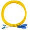 Διπλό σκοινί μπαλωμάτων Sc-Lc για την εξαγωγή σκοινιού μπαλωμάτων οπτικών ινών Ftth